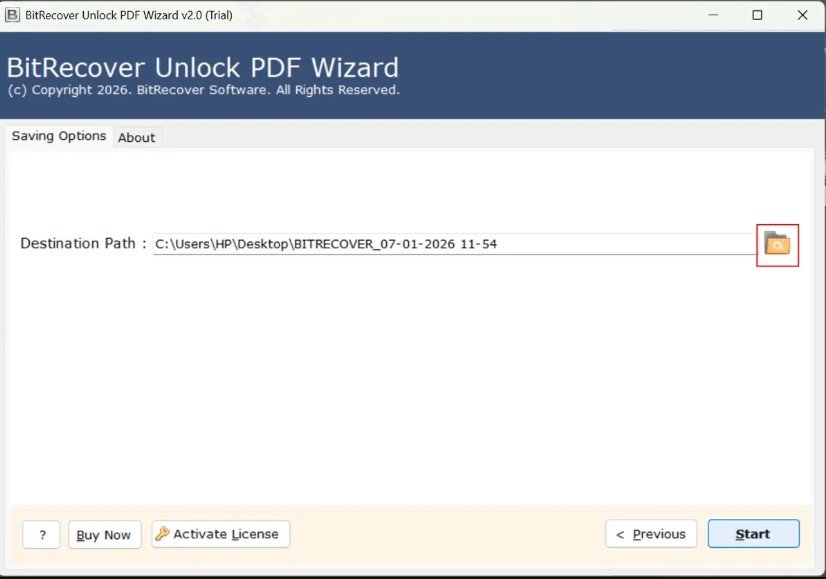 BitRecover PDF Permissions Remover
