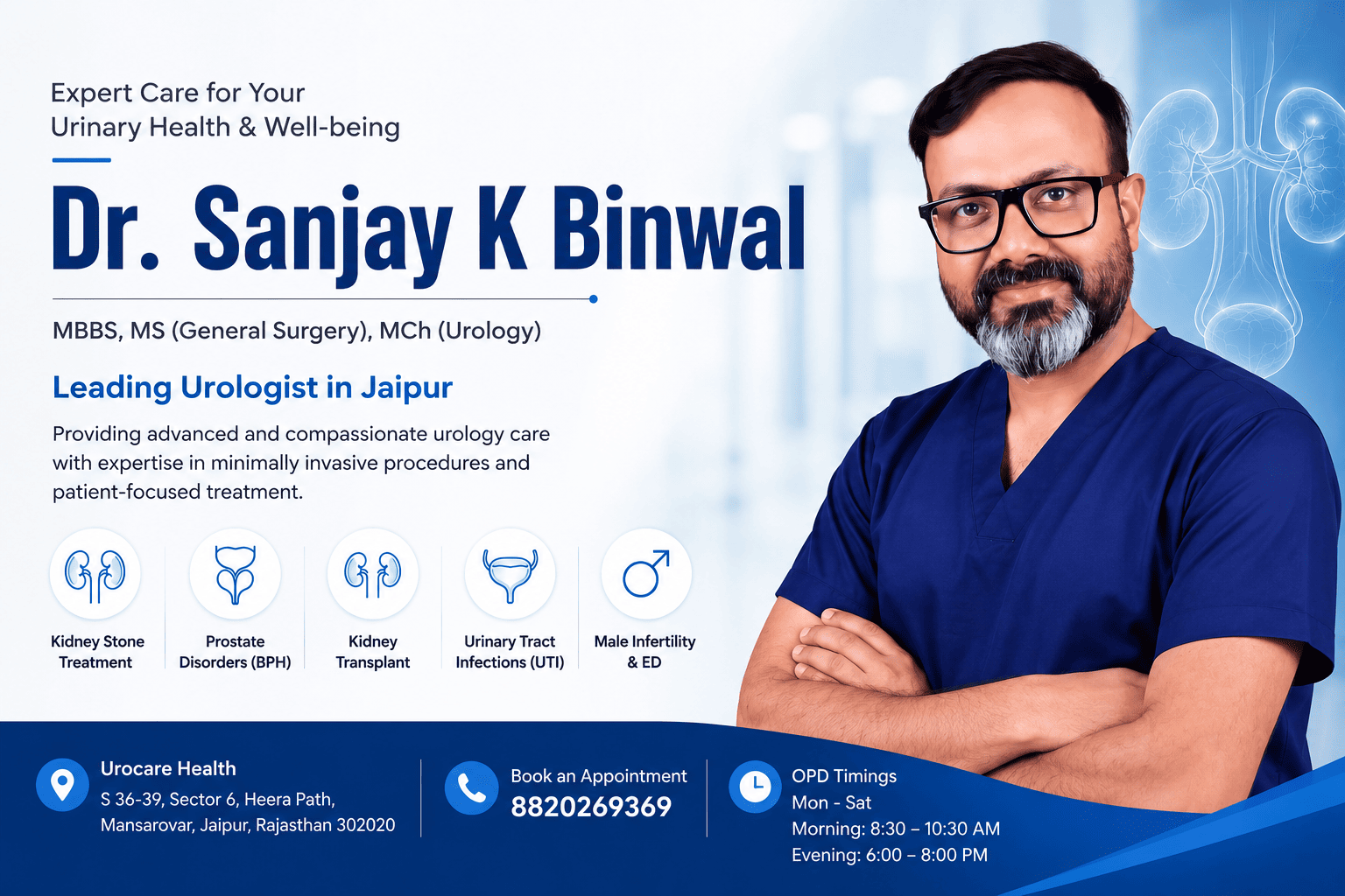 Dr. Sanjay K Binwal- Urologist in Jaipur