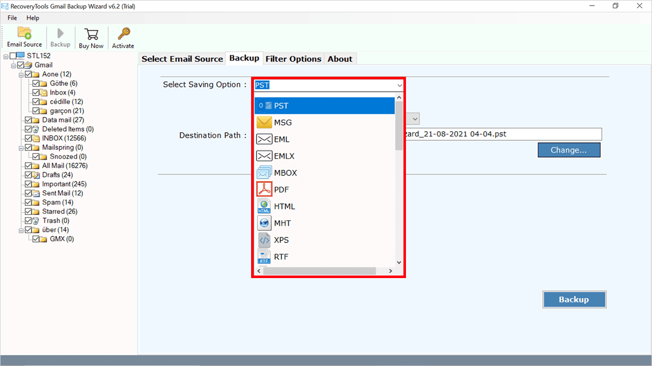 BitRecover Gmail to PDF Converter