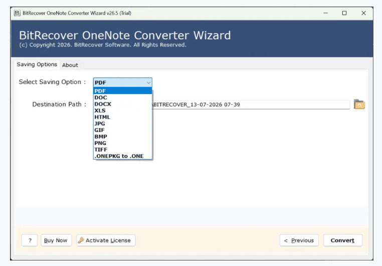 RecoveryTools OneNote Migration Tool – Convert &amp; Migrate OneNote Files