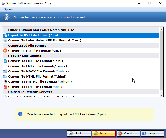 Softaken MSG to MHTML Converter