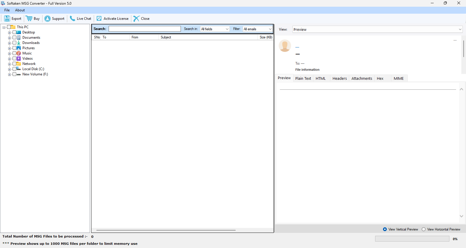 Softaken MSG to MHTML Converter