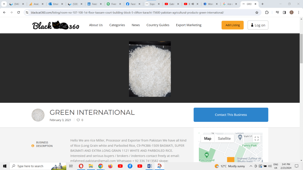 rice supplier from Pakistan